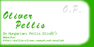 oliver pellis business card